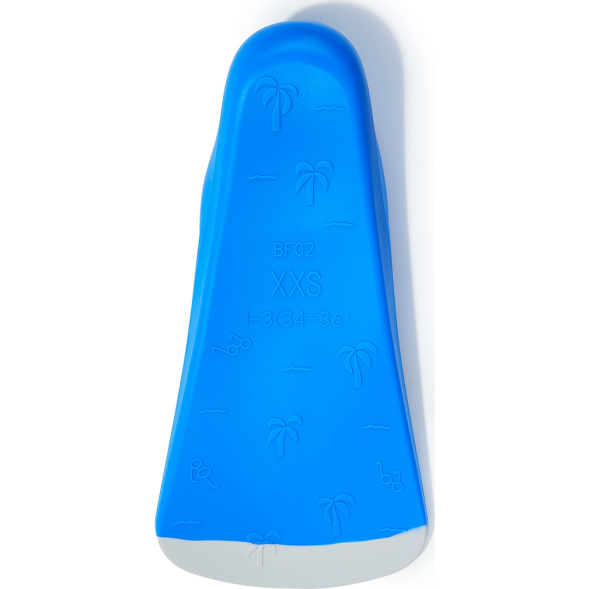 Ласты для бассейна TORRES F02, SWF022400GR, р. EU 32-34 (XXXS), салатово-серый