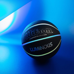 Мяч баск. WILSON Luminous, WTB2027XB07, р.7, композит, бут.камера, черный