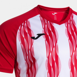CAMISETA MANGA CORTA INTER V ROJO BLANCO