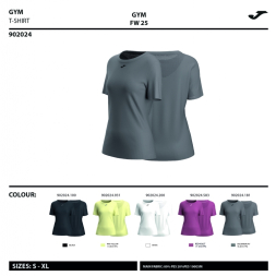 CAMISETA MANGA CORTA INDOOR GYM VIOLETA