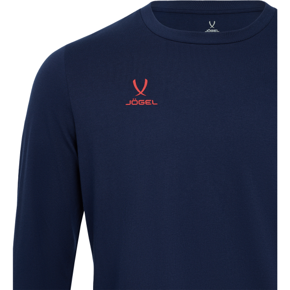Футболка баскетбольная с длинным рукавом JÖGEL DIVISION PerFormDRY Pre-Match Longsleeve Jersey, темно-синий