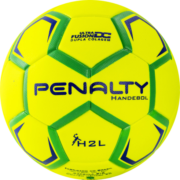Мяч ганд. PENALTY HANDEBOL H2L ULTRA FUSION FEMININO X, 5203642600-U, р.2, PU, термосшив, жел