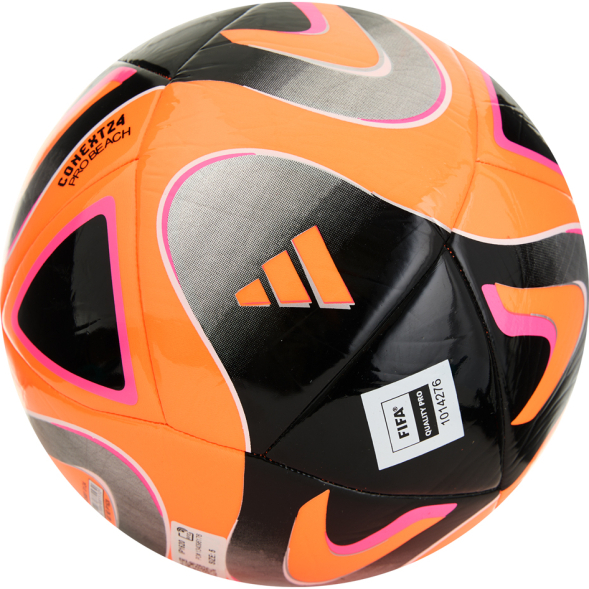 Мяч для пляж. футб. ADIDAS Pro Beach, IP1620, р.5, FIFA Pro, 14 пан, ТПУ, маш.сш, оранжевый