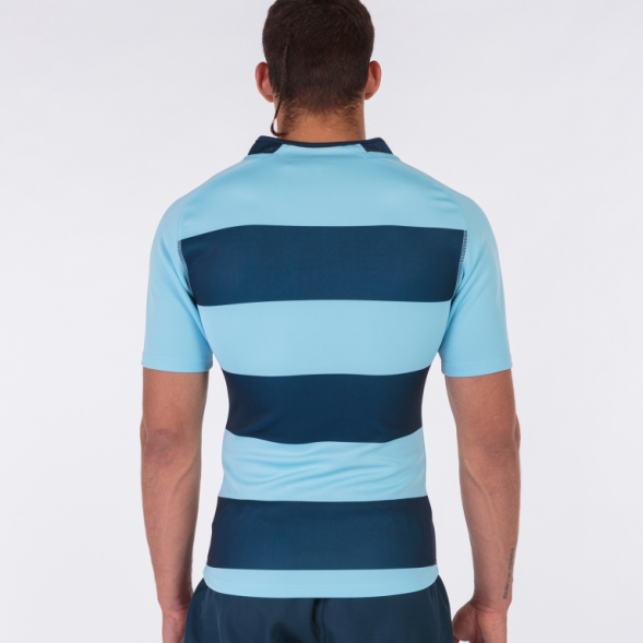 Футболка с коротким рукавом PRORUGBY II Темно синий-голубой