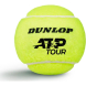 Мяч теннисный Dunlop ATP Official Tour Premium 4B, 601599, уп.4шт, одобр. ITF, нат.резина,фетр.
