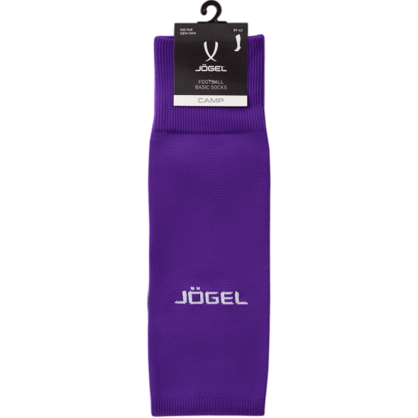 Гетры футбольные JOGEL CAMP BASIC SOCKS, фиолетовый/серый/белый
