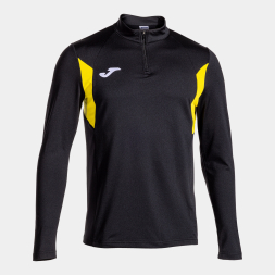 SUDADERA WINNER III NEGRO AMARILLO