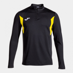SUDADERA WINNER III NEGRO AMARILLO