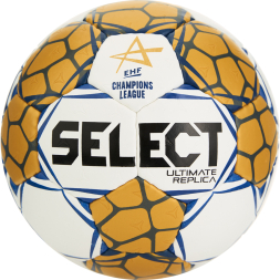 Мяч ганд. SELECT Ultimate Replica v24 , 1670850990, р.1, EHF Appr, ПУ, руч.сш, золотисто-белый