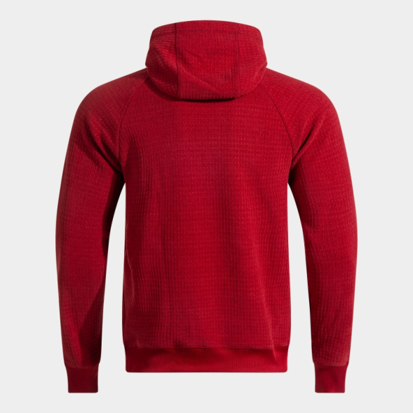 SUDADERA CON CAPUCHA INDOOR-GYM CORAL FLÚOR