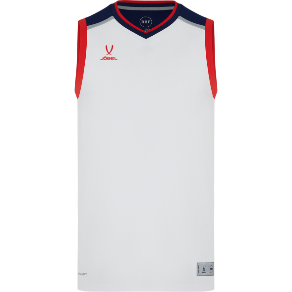Майка баскетбольная JOGEL DIVISION PerFormDRY RBF Jersey, белый