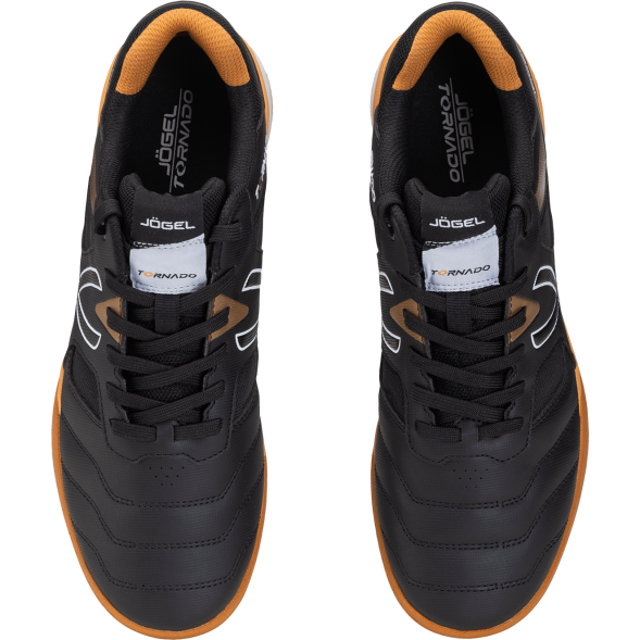 БЕЗ УПАКОВКИ Бутсы зальные JÖGEL Tornado 2.0 Black/gold
