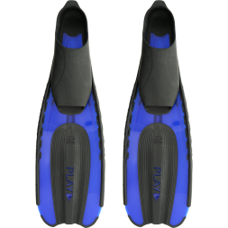 Ласты для плавания SALVAS Play Fin BA12836BBSTS, размер 36-37, синие