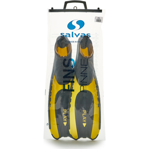 Ласты для плавания SALVAS Play Fin BA12836BBSTS, размер 36-37, синие