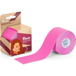 Тейп кинезиологический Tmax Beauty Tape (5см x 5м),арт.423241,хлопок, сиреневый