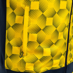 Джемпер с капюшоном SUPERNOVA III Темно синий-желтый