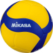 Мяч вол. MIKASA V330W, р.5, синт.кожа (ПУ), 18 пан., оф. парам. FIVB,клееный, бут.кам, желто-синий