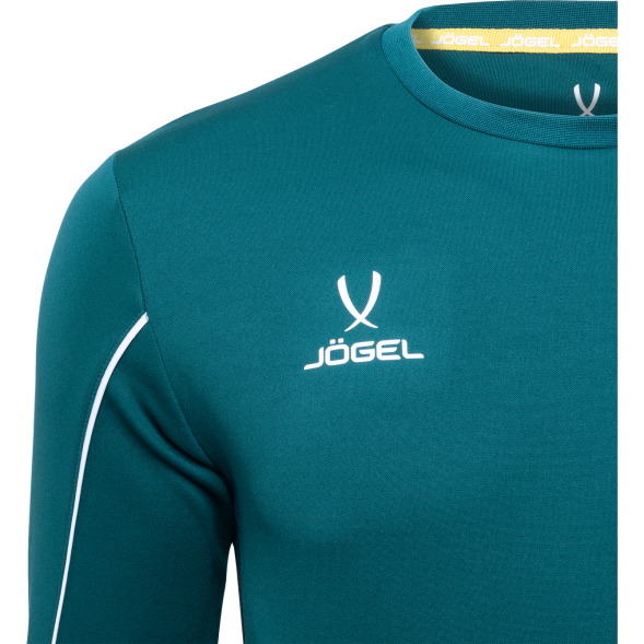 Футболка вратарская JOGEL CAMP GK Padded LS, зеленый/черный/белый, детский