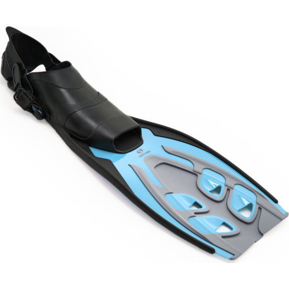 Ласты для плавания SALVAS Tonic Dive, BA190LXBBSTS, размер L/XL, синие