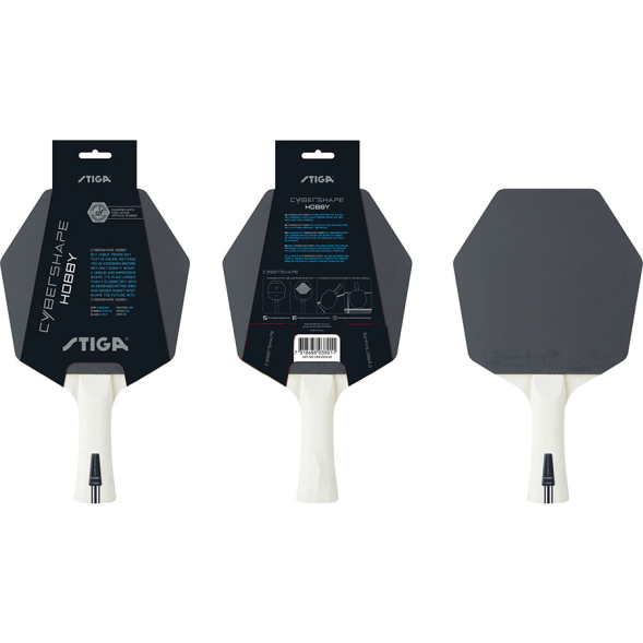 Ракетка для настольного тенниса STIGA CYBERSHAPE 1216-0106-35, ITTF накладка