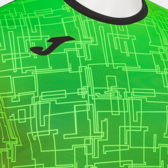 Футболка с коротким рукавом ELITE VIII Черный-зеленый