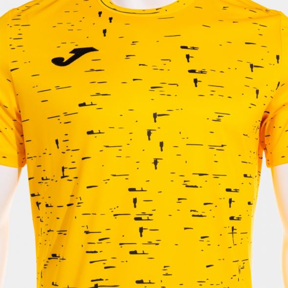CAMISETA MANGA CORTA PRO TEAM AMARILLO NEGRO
