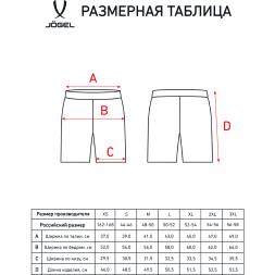Шорты баскетбольные JOGEL PerformDry Division Star, синий
