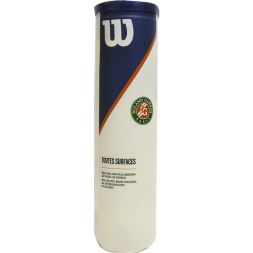 Мяч теннисный WILSON Roland Garros All Court, WRT116400, одобр.ITF, фетр, нат.резина, уп.4 шт