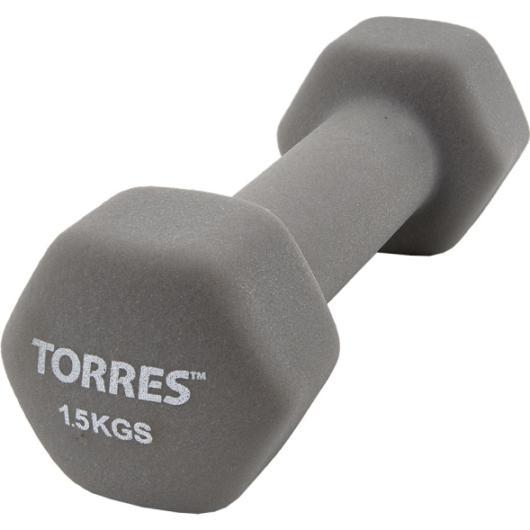 Гантель TORRES PL550105, вес 0.5 кг, 1 шт