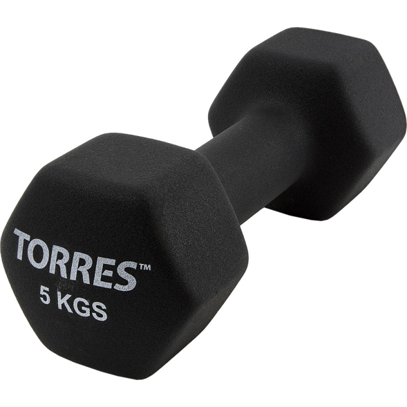 Гантель TORRES PL550105, вес 0.5 кг, 1 шт