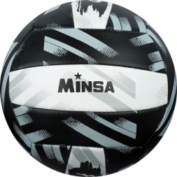 Мяч волейбольный MINSA PLAY HARD, ПВХ, машинная сшивка, 18 панелей, р. 5