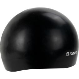 Шапочка для плавания TORRES Pro, SW-12205BK, черный, силикон