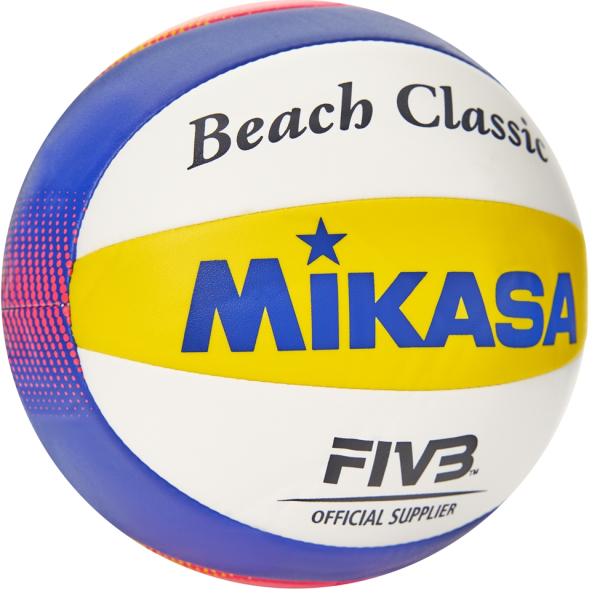 Мяч для пляжного волейбола сувенирный Mikasa BV1.550C, размер 1