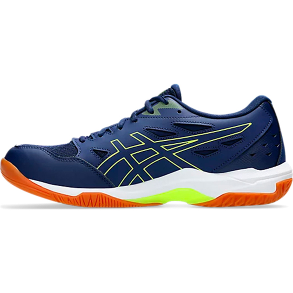Кроссовки волейбольные мужские ASICS Gel-Rocket 11 1071A091 103, р.12,5 (рос.45.5), бело-т.синий
