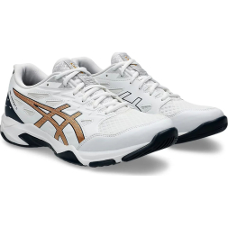 Кроссовки волейбольные мужские ASICS Gel-Rocket 11 1071A091 103, р.12,5 (рос.45.5), бело-т.синий