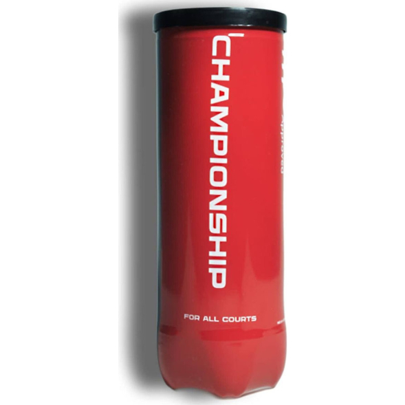 Мяч теннисный NS Championship 3B, 124001, уп.3шт, сукно, нат.резина, желтый