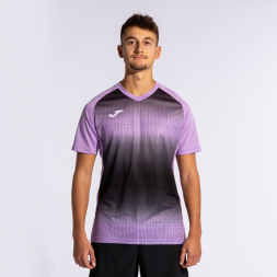 CAMISETA MANGA CORTA TIGER V MORADO NEGRO