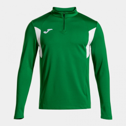 SUDADERA WINNER III VERDE BLANCO
