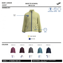 CHAQUETA KIDS CAMP AZUL