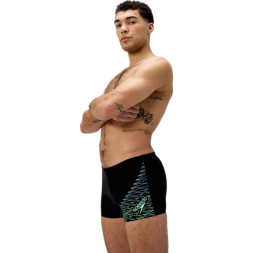 Плавки SPEEDO Eco Medley Logo Swim boxer, 8-1135415452, р.30 российский размер 46, полиамид, полиэст, элас, черный