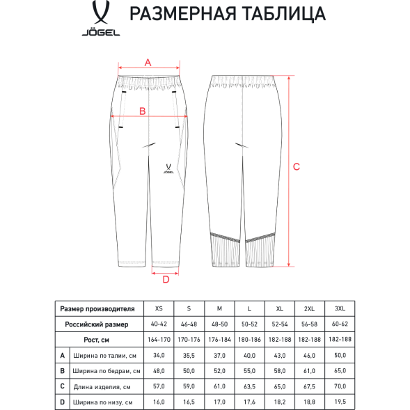Брюки тренировочные с карманами JOGEL PREMIER PerFormDRY 3/4 Training Pants, темно-серый