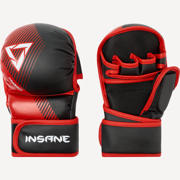 Перчатки Insane MMA HYBRID, красный