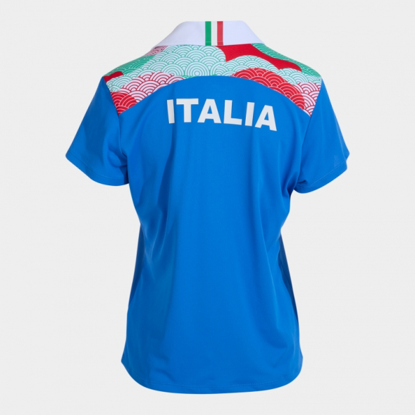 POLO MANGA CORTA MUJER 2ª FED. ITALIA TENIS Y PADEL