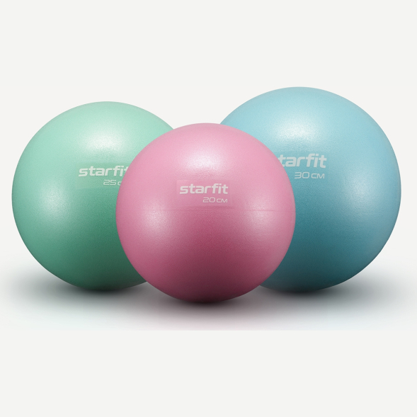 Мяч для пилатеса STARFIT GB-902 20 см, розовый пастель