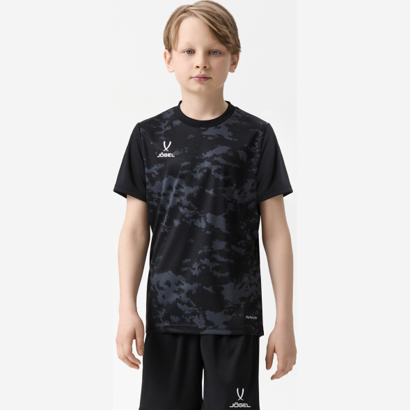 Футболка вратарская JOGEL DIVISION PerFormDRY SPLASH GK Jersey, черный, детский