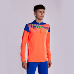 SUDADERA ELITE X CORAL FLUOR ROYAL