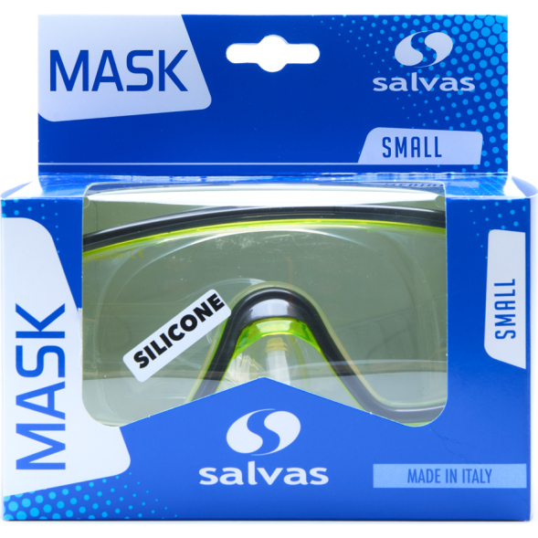 Маска для плавания SALVAS Geo Jr Mask CA105S1BYSTH, размер детский, синяя