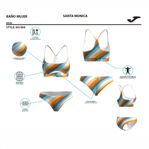 BIKINI SANTA MÓNICA II AZUL