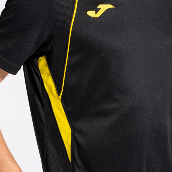 CAMISETA MANGA CORTA CHAMPIONSHIP VII NEGRO AMARILLO