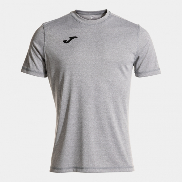CAMISETA MANGA CORTA OLIMPIADA HANDBALL GRIS MELANGE NEGRO